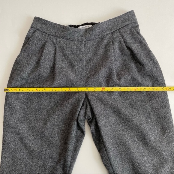 Aritzia Babaton Cohen Wool Blend Cropped Ankle Pant in Charcoal - Picture 12 of 15